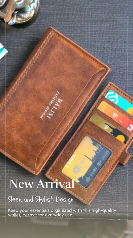 Balisi Lifetime devoted  Leather Wallet and card holder for  Men.in Tow size,variation available make your lifestyle unique with balisi wallets pure Cow leather